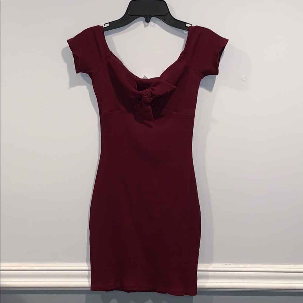 Maroon Dress